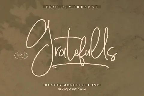 Gratefulls font