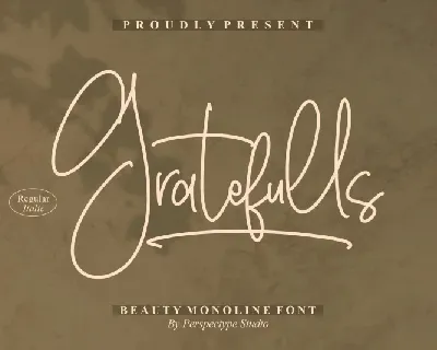 Gratefulls font