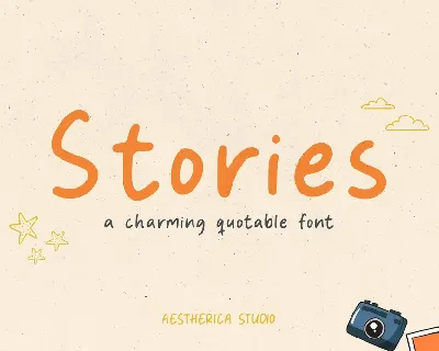 Stories Typeface font
