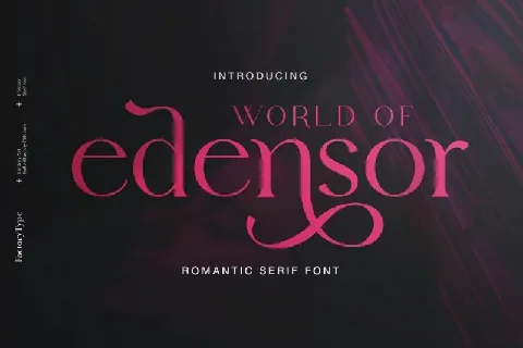 Edensor font