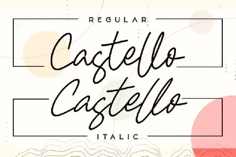 Castello Handwritten font