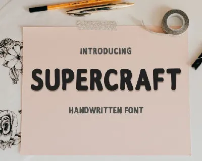 Supercraft Free font