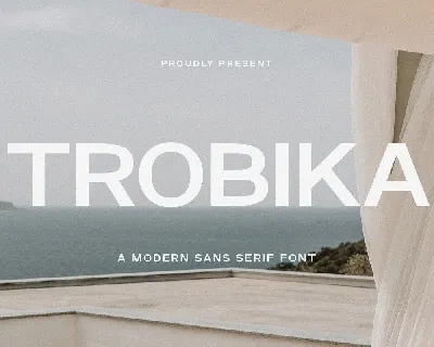 Trobika font