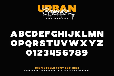 Urban Starblues Demo font