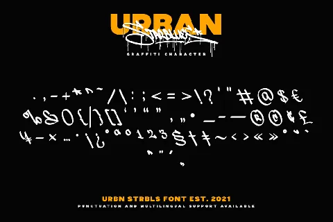 Urban Starblues Demo font