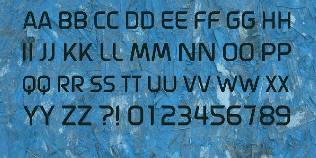 Revealed font