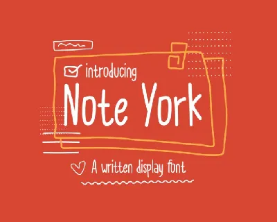 Note York font