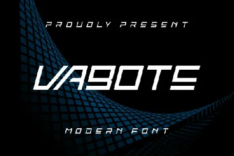 Vabote font