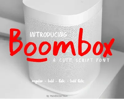Boombox font
