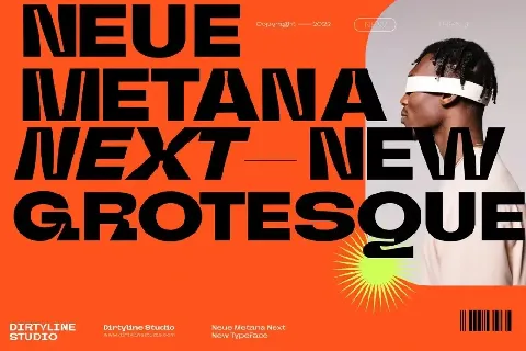 Neue Metana font