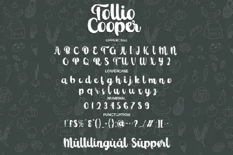 Follio Cooper Personal Use Only font
