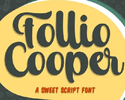 Follio Cooper Personal Use Only font