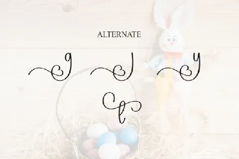 Easter Bunny Script font