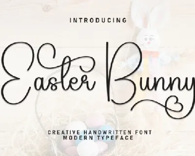 Easter Bunny Script font