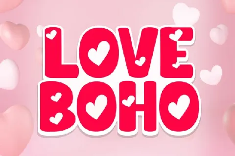 Love Boho Display font