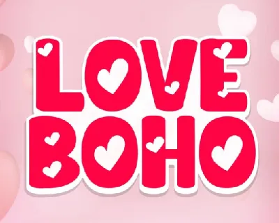 Love Boho Display font