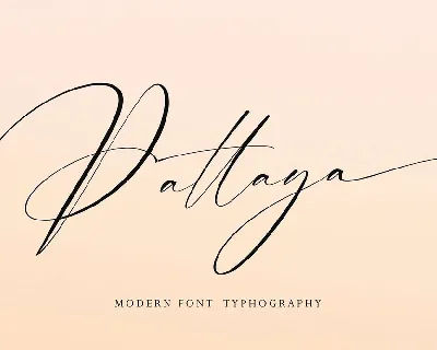 Pattaya font