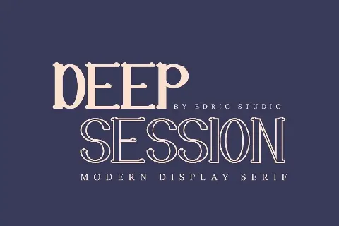 Deep Session Demo font