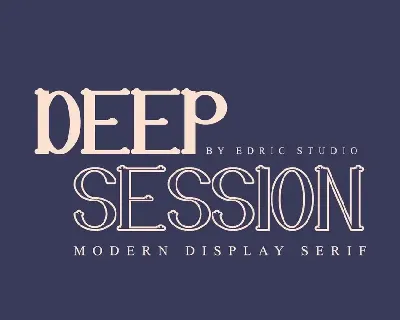 Deep Session Demo font