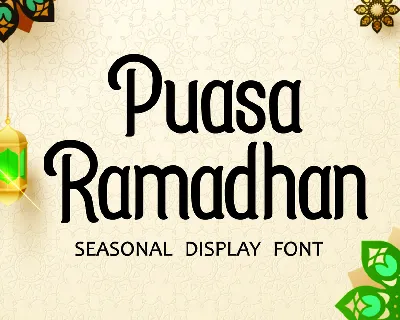 Puasa Ramadhan font
