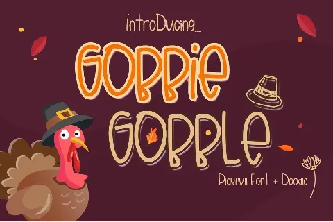 Gobbie Gobble font