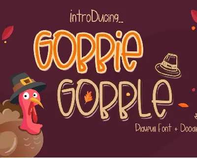 Gobbie Gobble font