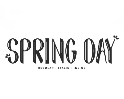 Spring Day font