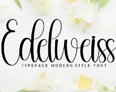 Edelweiss Script font