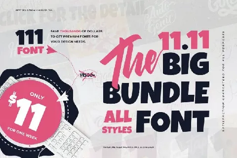 The 11.11 Bundle font