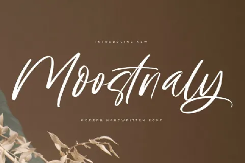 Moostnaly font