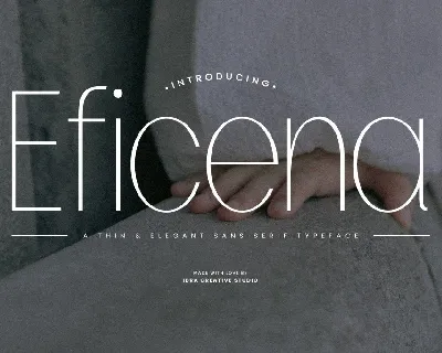 Eficena Personal Use font