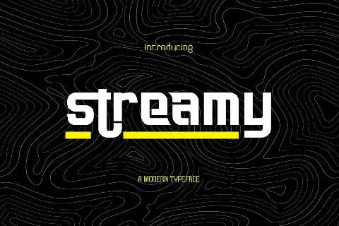 Streamy font