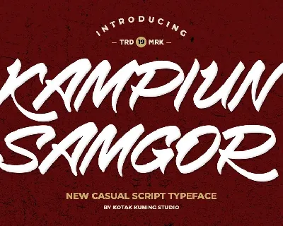 Kampiun Samgor font