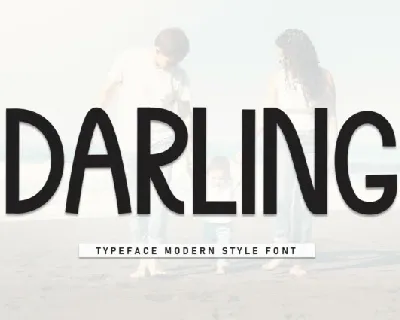 Darling Display font