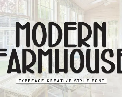 Modern Farmhouse Display font