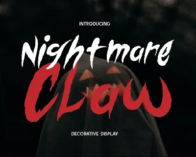 Nightmare Claw Demo font