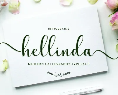 Hellinda font