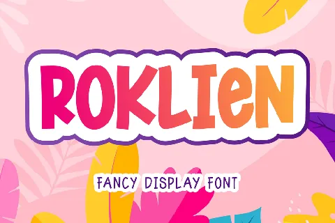 Roklien Personal Use font