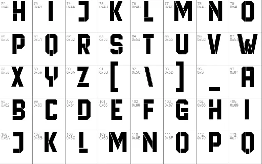 Aerstriko font