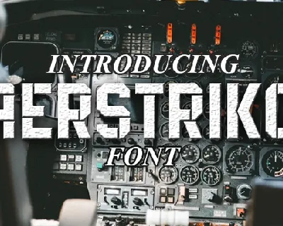 Aerstriko font