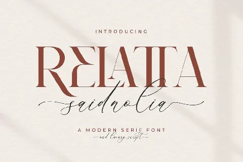 Relatta Saidnolia font