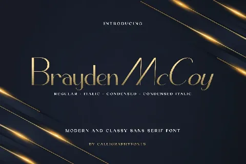 Brayden Mccoy font