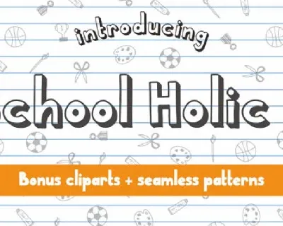 School Holic font