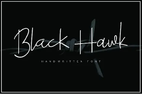 Black Hawk font