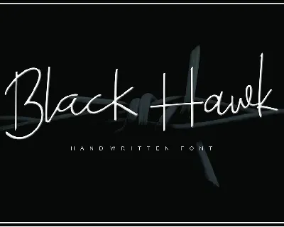 Black Hawk font