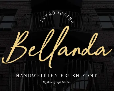 Bellanda font