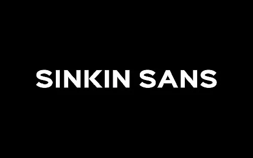 Sinkin Sans Family font