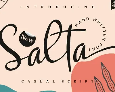 Salta Script font