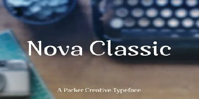 Nova Classic font