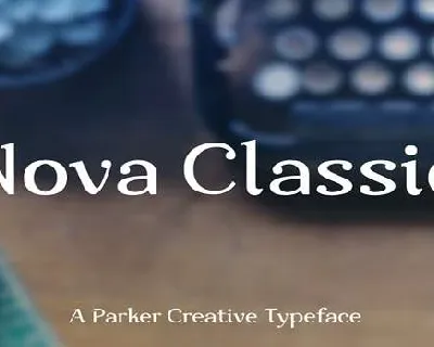 Nova Classic font